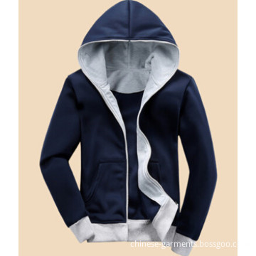 Men Winter Fashion Cotton Leisure Sweater Jacket Hoody